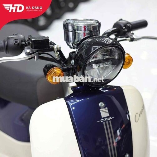 Xe máy điện Crea 50cc 2026 Xanh Đen