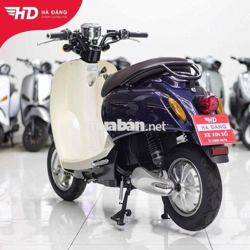 Xe máy điện Crea 50cc 2026 Xanh Đen