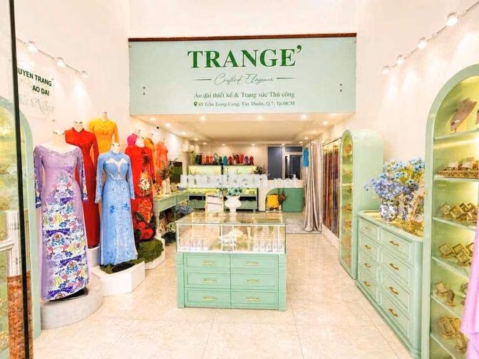 MẶT BẰNG KINH DOANH 55M2 MẶT TIỀN ĐƯỜNG TRẦN TRỌNG CUNG QUẬN 7