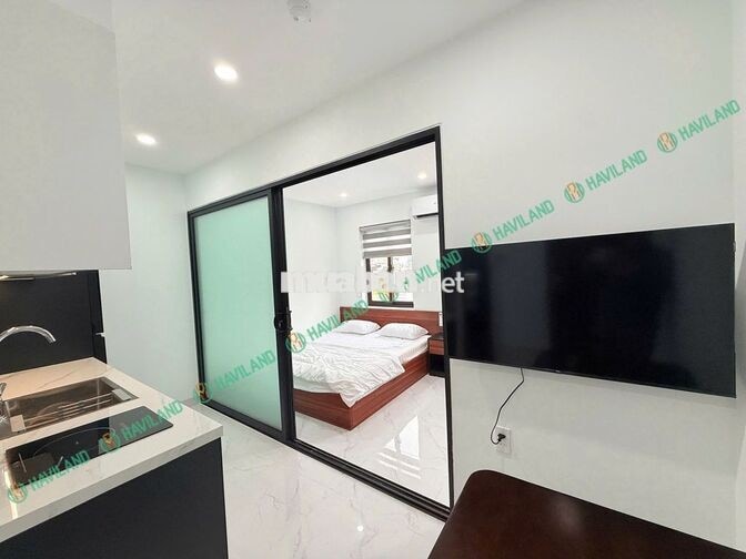CĂN HỘ 1PN MỚI FULL NỘI THẤT CỬA SỔ LỚN CÓ BAN CÔNG - SƠN TRÀ