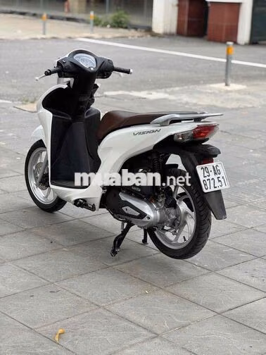 Honda Vision Trắng dky 2025 mới 99%