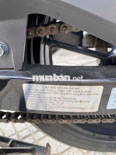 Suzuki GSX S150 2017 Đỏ đen 23000 km Xe Đẹp Keng