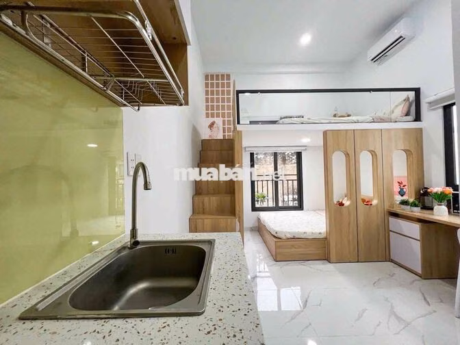 DUPLEX 2 KHÔNG GIAN NGỦ FULL NỘI THẤT GẦN CÁC TRƯỜNG ĐẠI HỌC LỚN