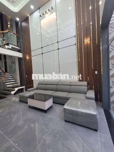 BÁN NHÀ 4 TÀNG HẺM 8M KHU ĐỒNG BỘ ĐƯỜNG SỐ 6 BÌNH TÂN GIÁ 7.4 TỶ (TL)