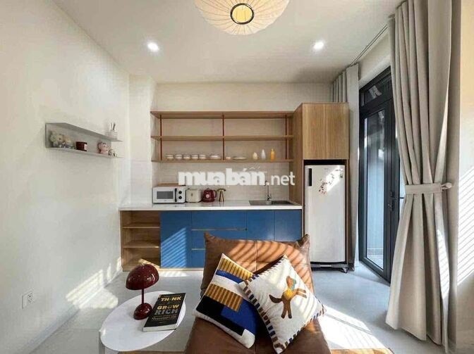 CĂN HỘ CAO CẤP 1PN - BAN CÔNG -  FULL NỘI THẤT NGAY DƯƠNG QUẢNG HÀM