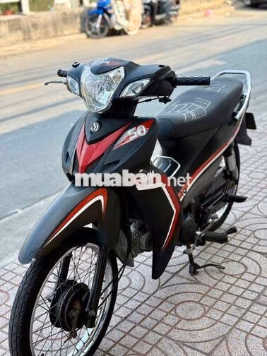 SYM Elegant 50 Đen đỏ Xe số