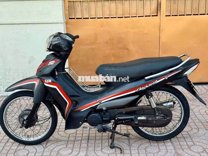 SYM Elegant 50 Đen đỏ Xe số