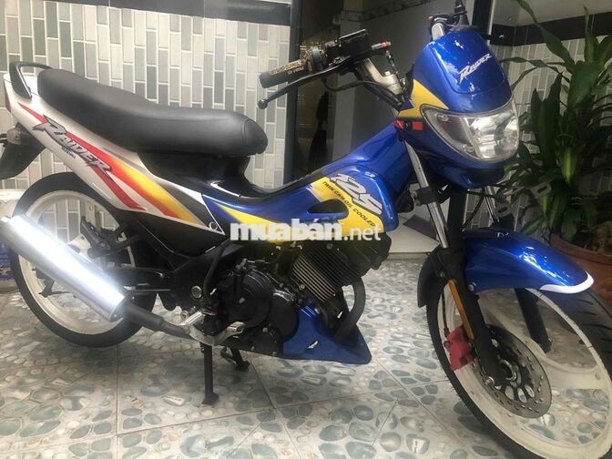 Suzuki Raider 125 Thái Lan Xanh Trắng Vàng