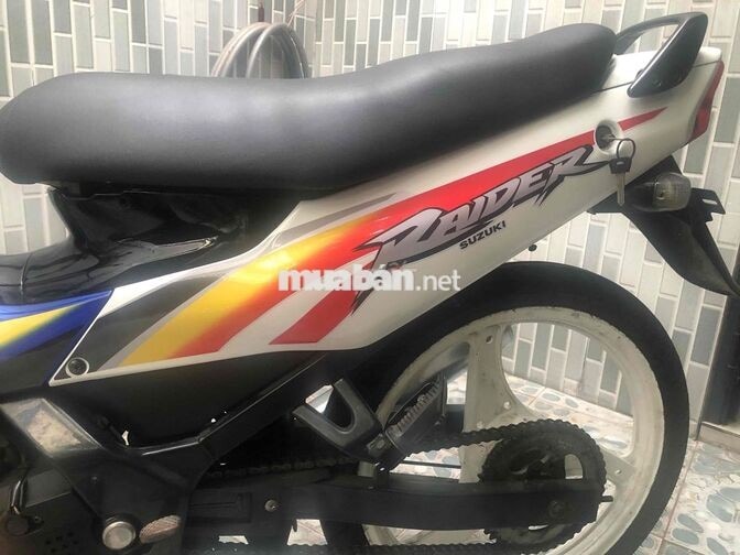 Suzuki Raider 125 Thái Lan Xanh Trắng Vàng