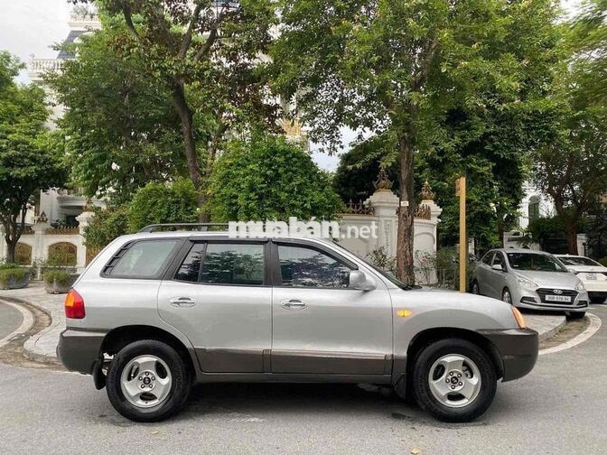Hyundai Santafe Gold 2005 Full cửa nóc Bạc