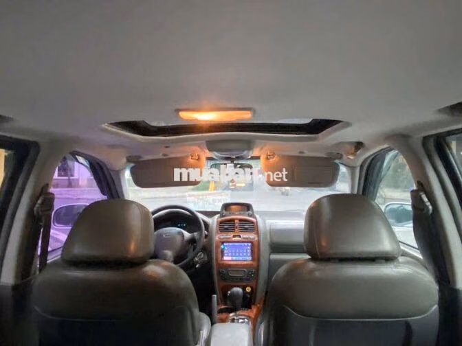 Hyundai Santafe Gold 2005 Full cửa nóc Bạc