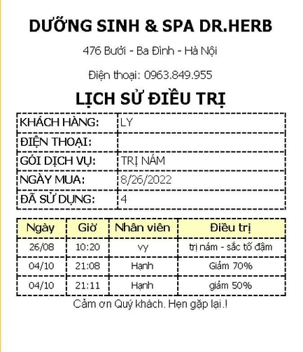Phần mềm quản Lý NAIL - SPA - SALON TÓC LH: 0946.111.675