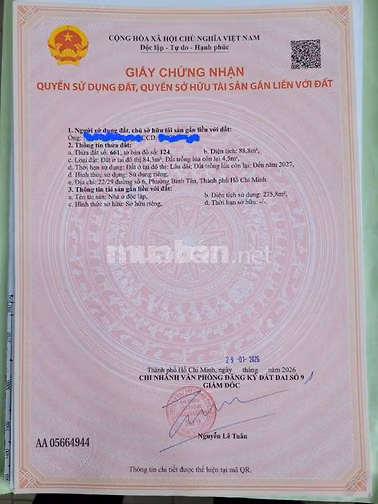 BÁN NHÀ 4 TẦNG KHU ĐỒNG BỘ HẺM XE HƠI - GIÁ 7,4 TỶ (TL)