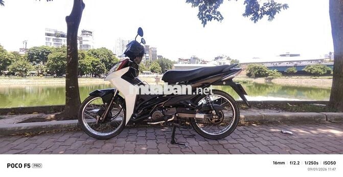 SYM Galaxy 50cc Đen trắng 23000 km