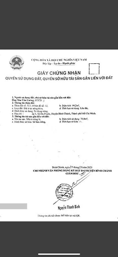 Chính chủ bán nhà Cấp 4 Quốc Lộ 50 mở rộng