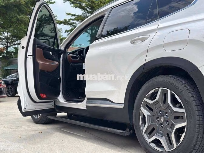 Hyundai Santa Fe Xăng Premium 2021 50.000km Trắng