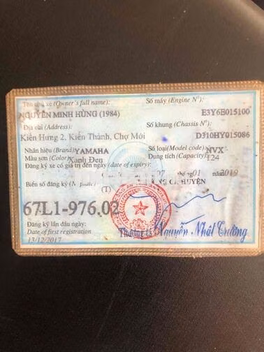 Yamaha NVX 2017 Xanh đen 29574 km