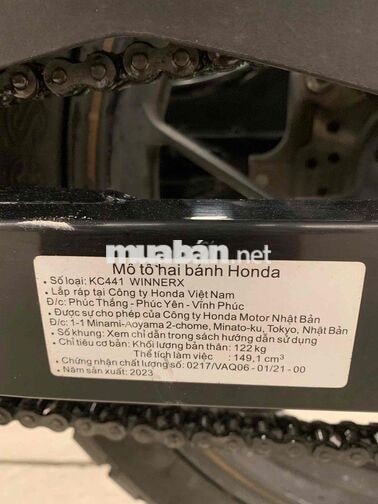 WinnerX V3 2023 Đen nhám phuộc vàng đồng chính chủ
