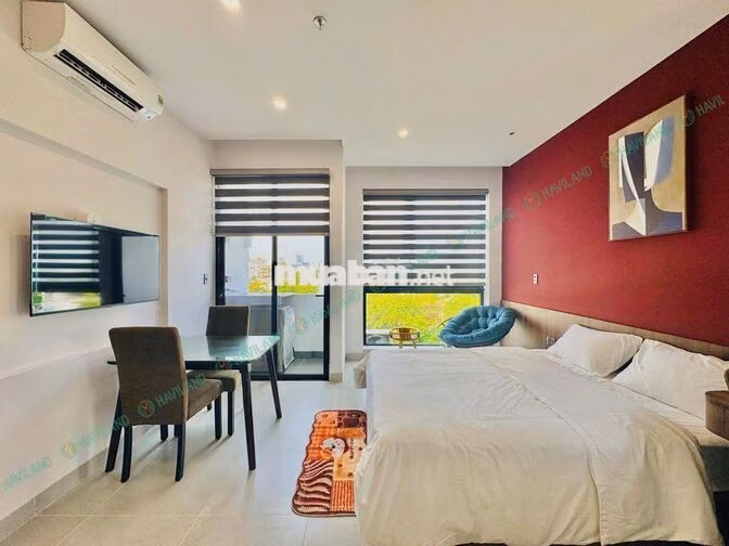 CĂN HỘ 1PN NGUYỄN SÁNG - GẦN BIỂN MÂN THÁI - POOL - GYM - SAUNA