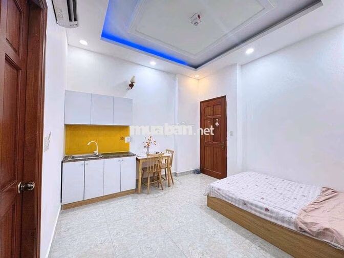 STUDIO RỘNG FULL NỘI THẤT NGAY ETOWN ĐI BỘ 3P