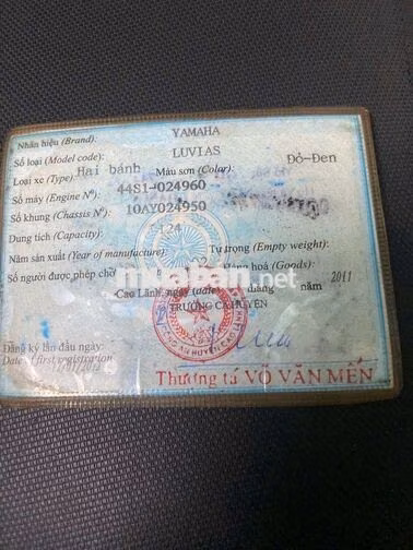 Yamaha Luvias 2011 Đỏ đen