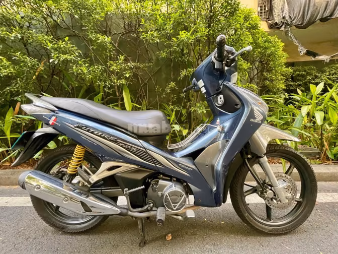Honda Future mập 125Fi đời cuối 2018 màu xanh xám
