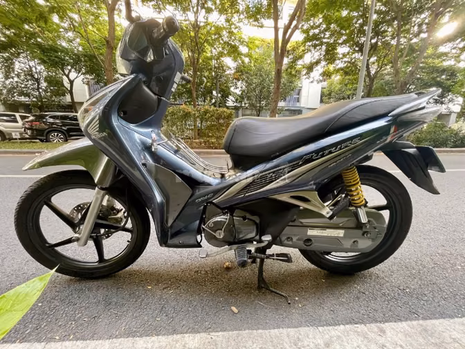 Honda Future mập 125Fi đời cuối 2018 màu xanh xám