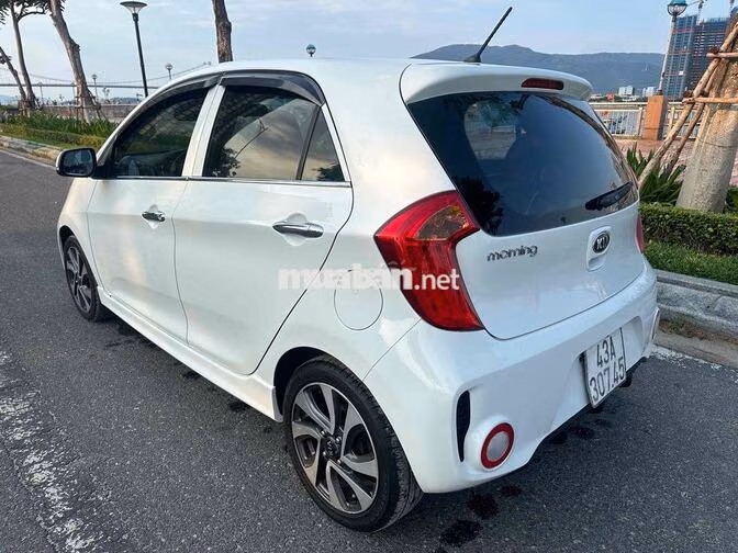 Kia Morning Si AT 2017 Trắng 76000 km Ghế da
