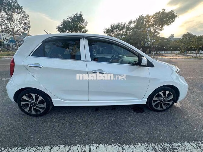Kia Morning Si AT 2017 Trắng 76000 km Ghế da