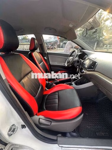 Kia Morning Si AT 2017 Trắng 76000 km Ghế da