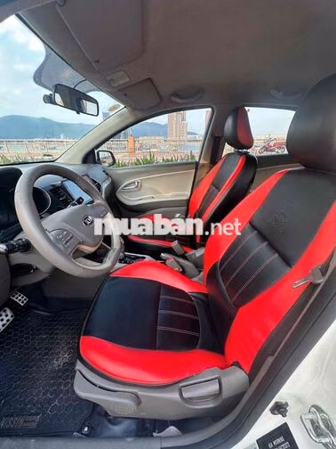 Kia Morning Si AT 2017 Trắng 76000 km Ghế da