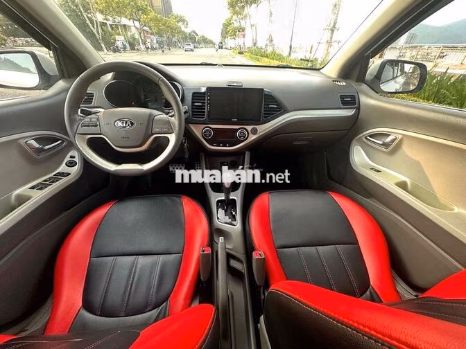 Kia Morning Si AT 2017 Trắng 76000 km Ghế da