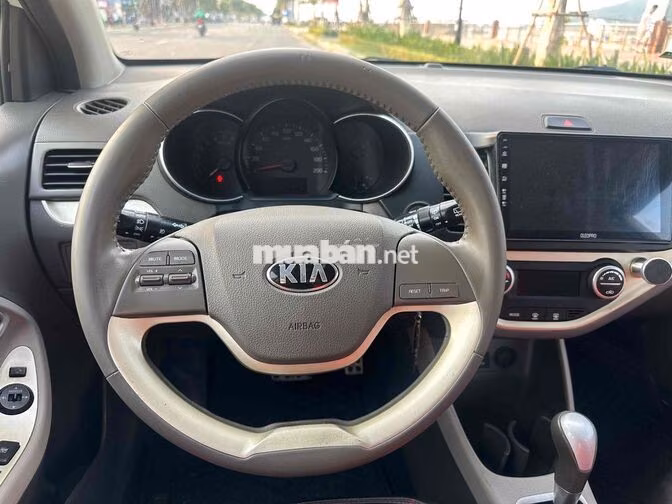 Kia Morning Si AT 2017 Trắng 76000 km Ghế da