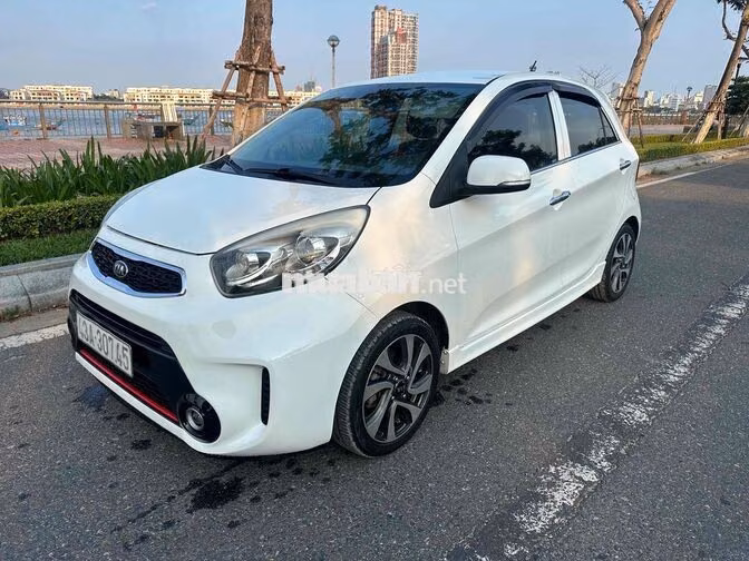 Kia Morning Si AT 2017 Trắng 76000 km Ghế da