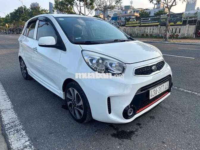 Kia Morning Si AT 2017 Trắng 76000 km Ghế da