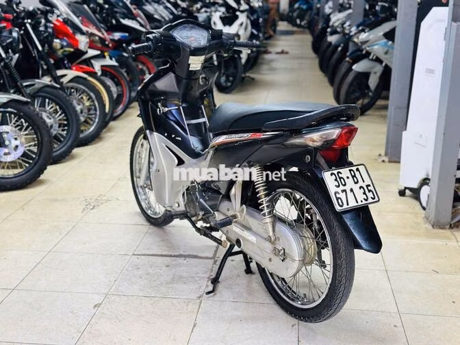 XE MÁY THỊNH PHÁT- WAVE S110 ĐEN BÓNG MÁY CHẤT