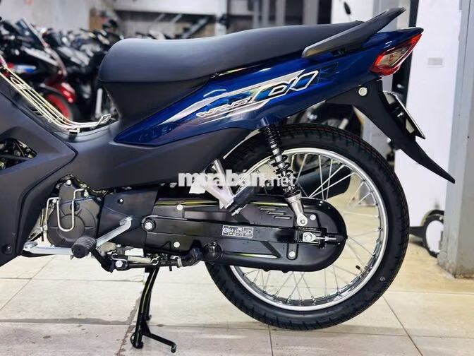 XE MÁY THỊNH PHÁT- WAVE A 110 XANH THAN CHẠY 28KM