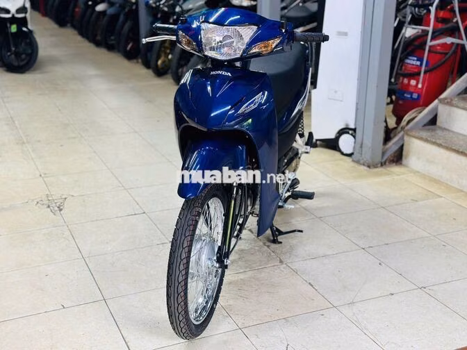 XE MÁY THỊNH PHÁT- WAVE A 110 XANH THAN CHẠY 28KM