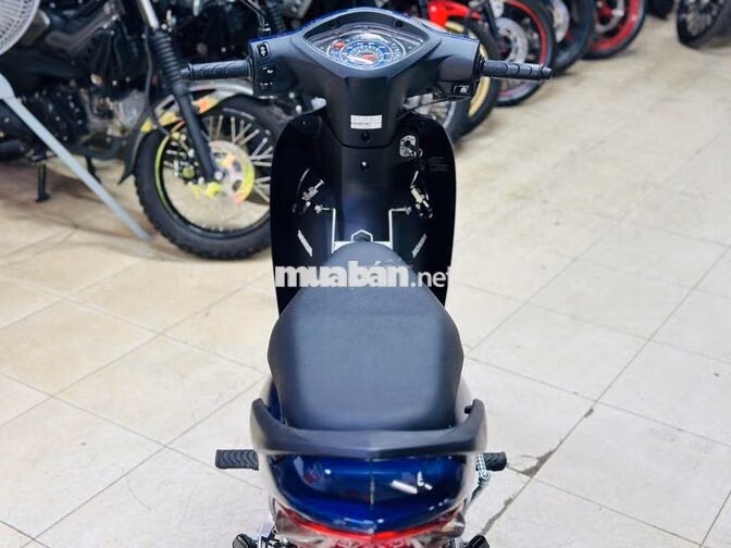 XE MÁY THỊNH PHÁT- WAVE A 110 XANH THAN CHẠY 28KM