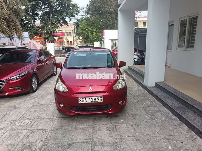 Mitsubishi Mirage 2015 Tự động CVT Đỏ