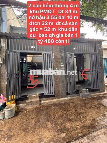 MUA BÁN VI BẰNG  VỊ TRÍ HẺM 4 M