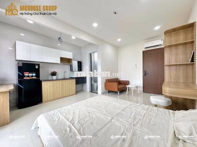Studio Ban công 35m2, Tô Hiệu- Ngã tư Bốn Xã, Full nội thất, Thang may