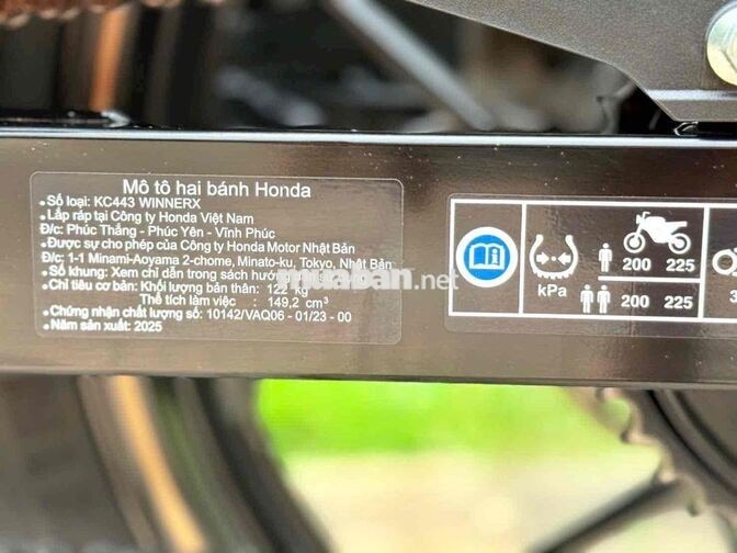 Honda Winner X V4 ABS 2025 Đen 3000 km