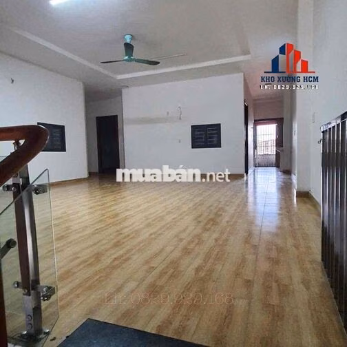 Chủ cho thuê nhà xưởng trệt gác 500m², cont 24/24