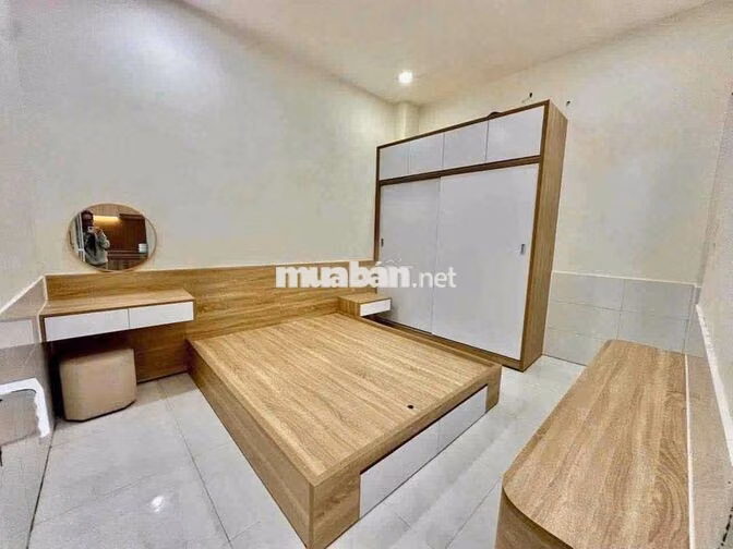 Cho Thuê Nhà Mới Sạch Sẻ DT 130m2 1Trệt 1Lầu 3Pn 2Wc Hẻm Xe Tải