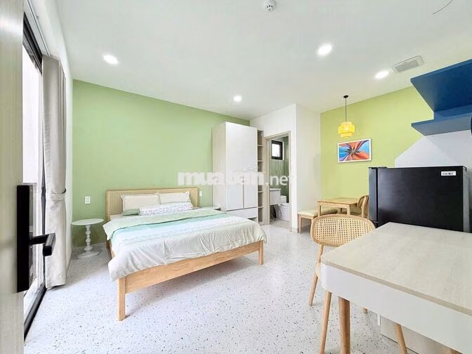STUDIO BANCOL 35M2 MỚI TOANH, DỌN DẸP PHÒNG, BẢO VỆ 24/24