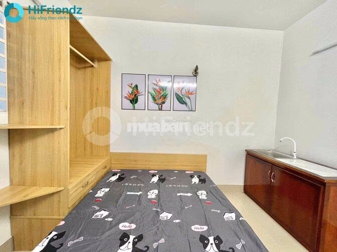 STUDIO FULL NT GẦN VĂN LANG-IUH CÔNG VIÊN LÀNG HOA-CHỢ HẠNH THÔNG TÂY