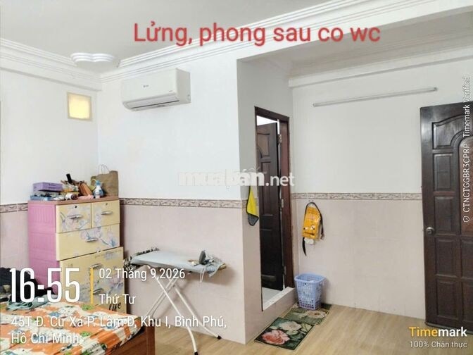 CHO THUÊ MẶT BẰNG KINH DOANH, VĂN PHÒNG, 7,5 triệu/th, P. Bình Phú .