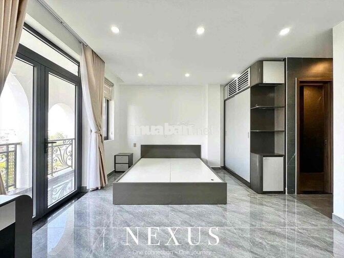 CHDV 1PN BAN CÔNG FULL NỘI THẤT NGAY CV LÀNG HOA