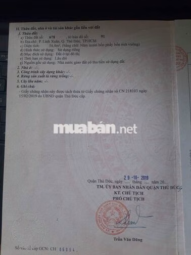 BÁN ĐẤT THỔ CƯ PHƯỜNG LINH XUÂN, TP. THỦ ĐỨC – HẺM Ô TÔ ĐƯỜNG SỐ 8